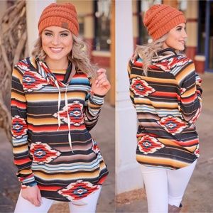 Southwest Print Pull Over Tunic